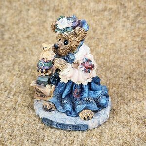 Boyds Bears & Friends Bearstone The Collector Resin Figurine 1997-1998 20th Anv.
